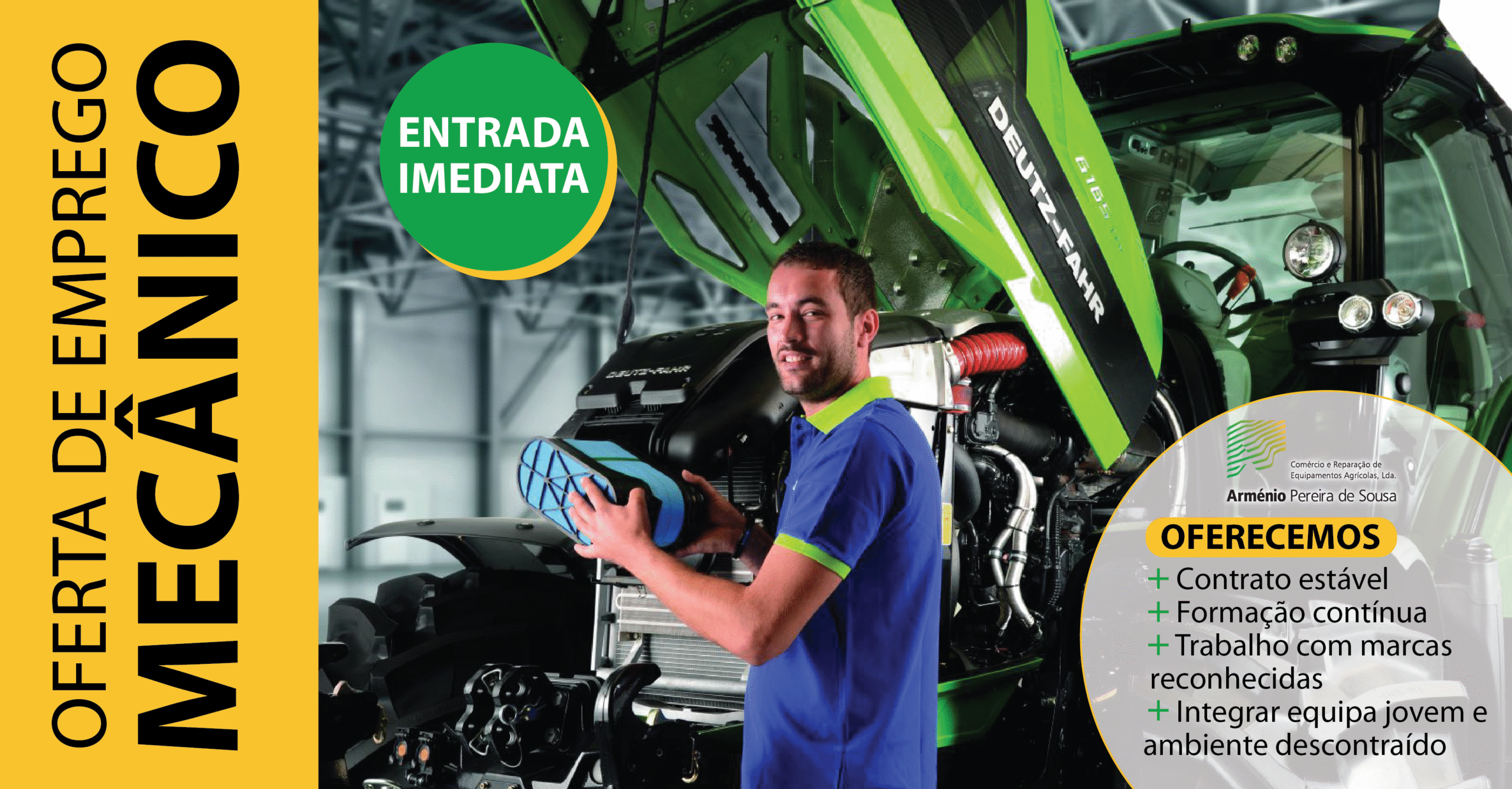 OFERTA De Emprego Mec nico Tratores M quinas Industriais oferta-de-emprego-mec-nico-tratores-m-quinas-industriais