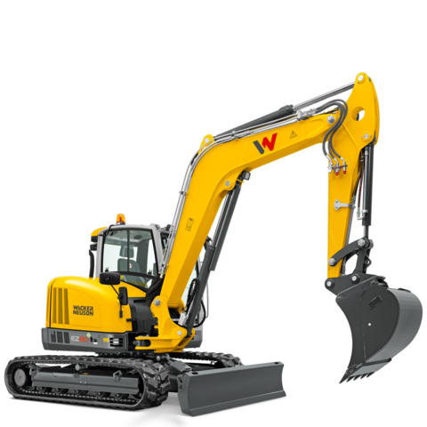 wacker neuson - escavadora de esteira zero tail EZ80